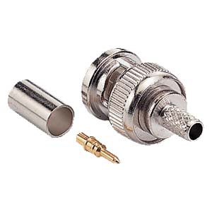 RG59/62 BNC Male Crimp-on Connector 3pcs RG59/62 BNC Male Crimp-on Connector 3pcs